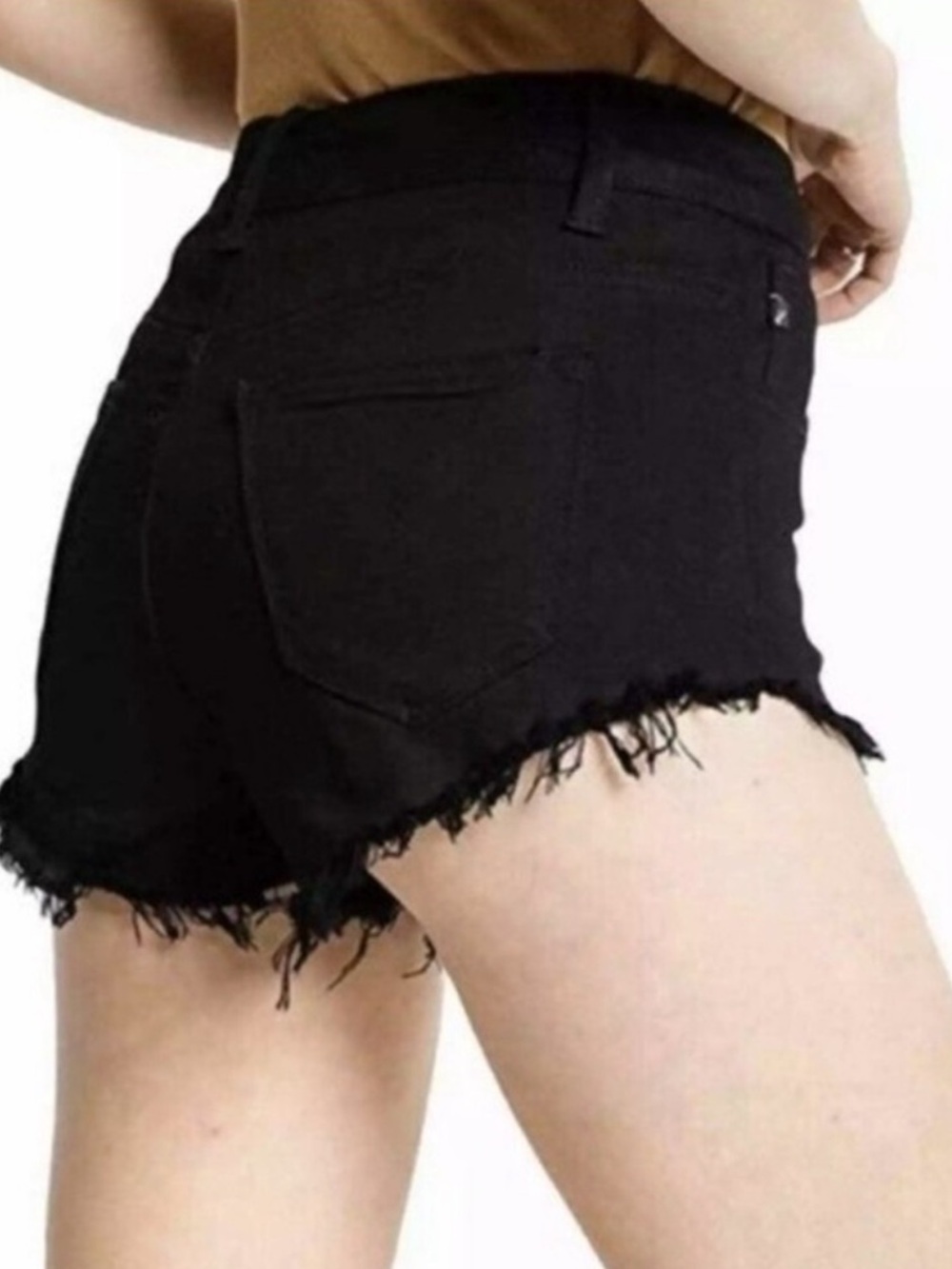 Kancan Black Raw Hem Shorts Size 1/24